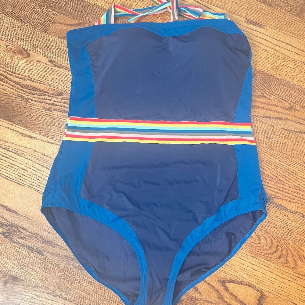 Boden size 16R  Santorini one-piece bathing suit